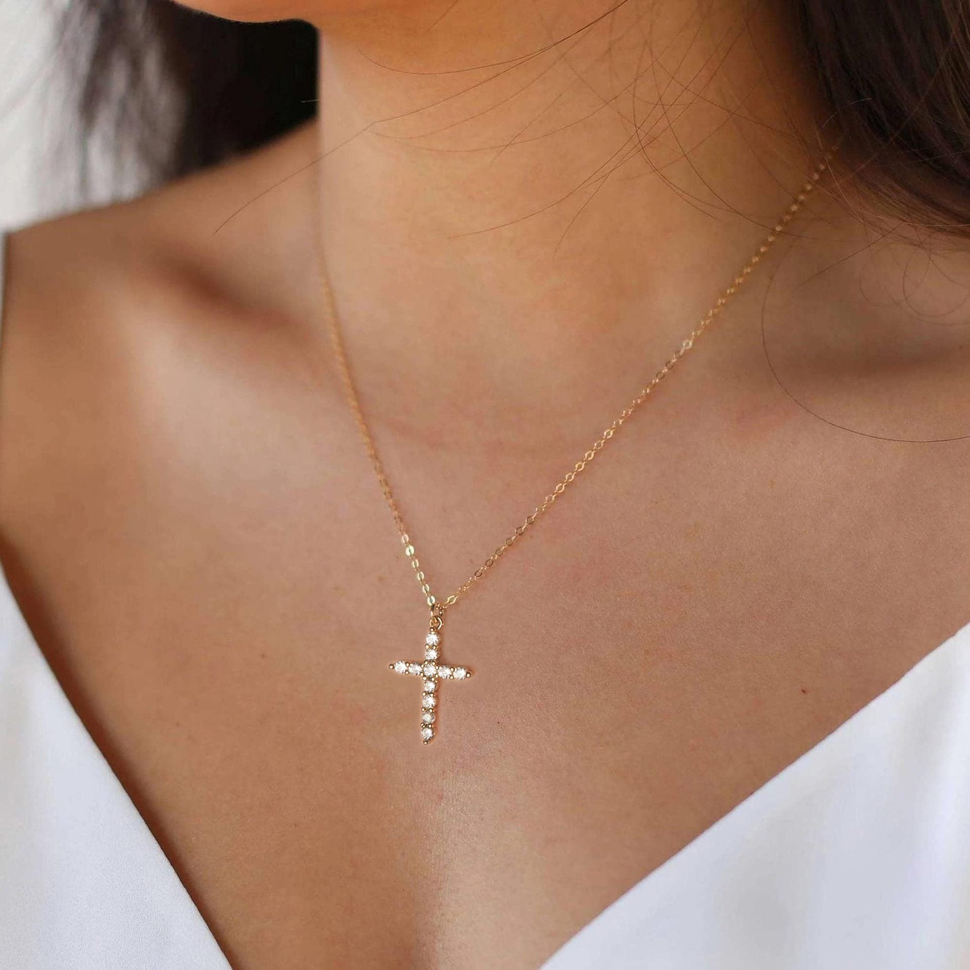 cross necklace for 1st communion