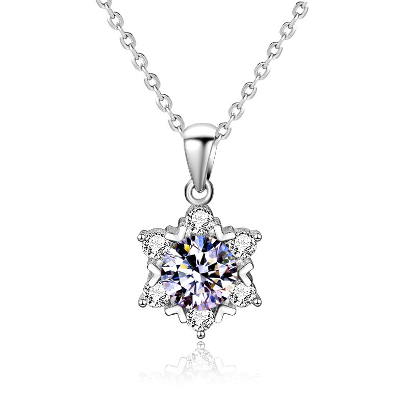 1 carat pendant necklace moissanite​