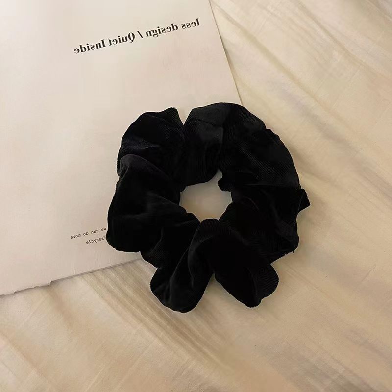 Black Velvet Hair Tie-Gomyhair