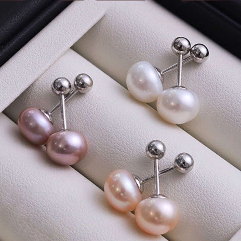 real pearl earrings