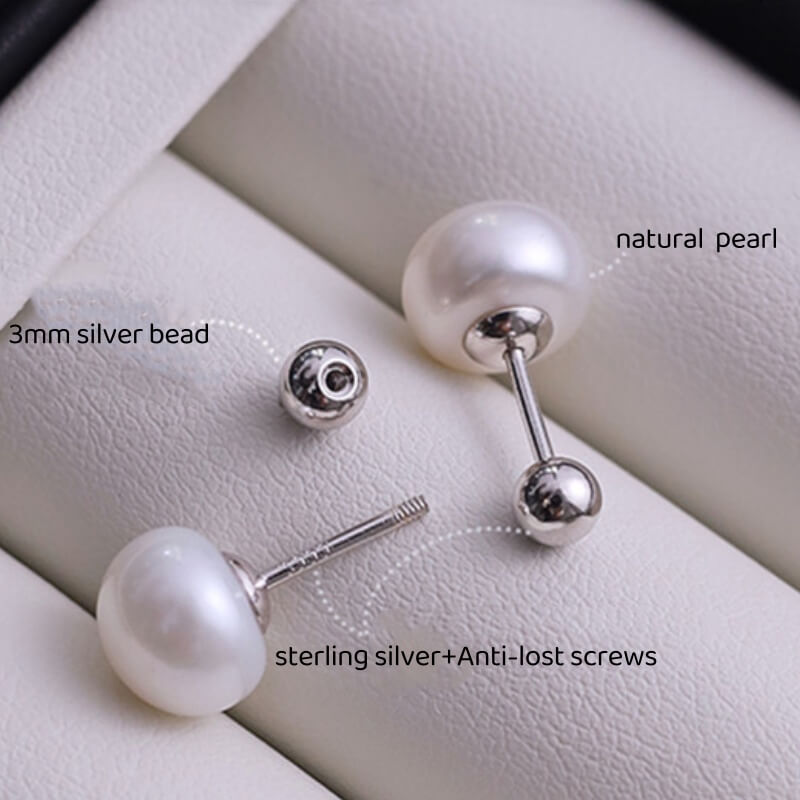 freshwater pearl earrings