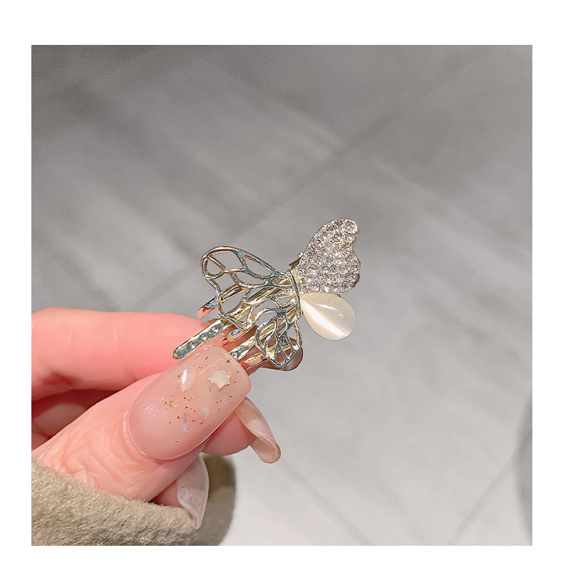 Opal Hair Clip Small Butterfly Hair Claw Set-2 Pieces