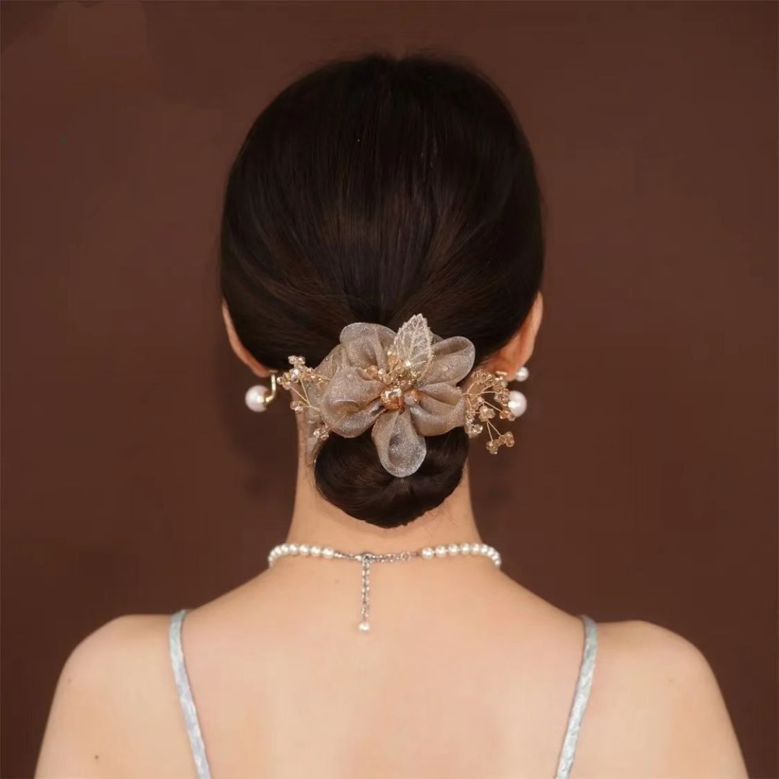 Luxurious Hair Tie With Crystal Hot-Gomyhair