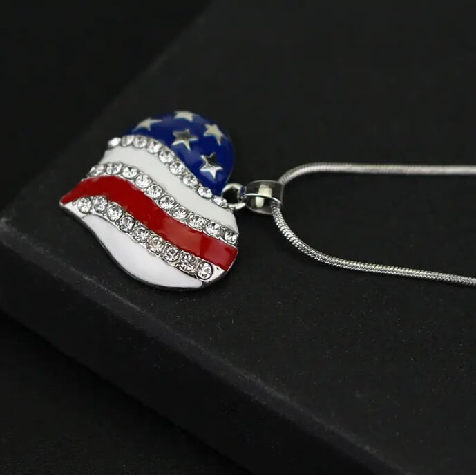 american flag pendant