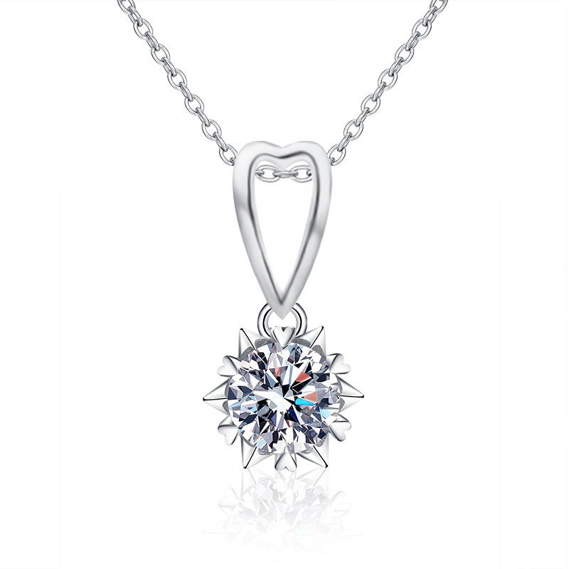 moissanite diamond necklace