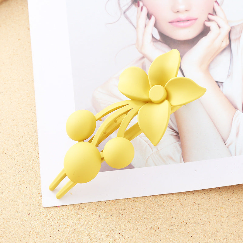 Yellow Folower Duckbill Clip Polular-Gomyhair