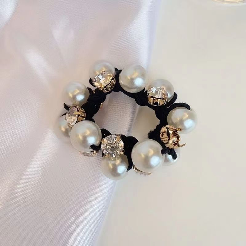 Hair Ties With Pearls High Elasticity-Gomyhair