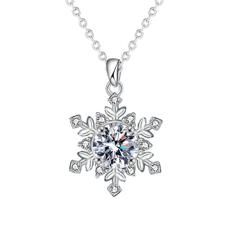 women's moissanite necklace​