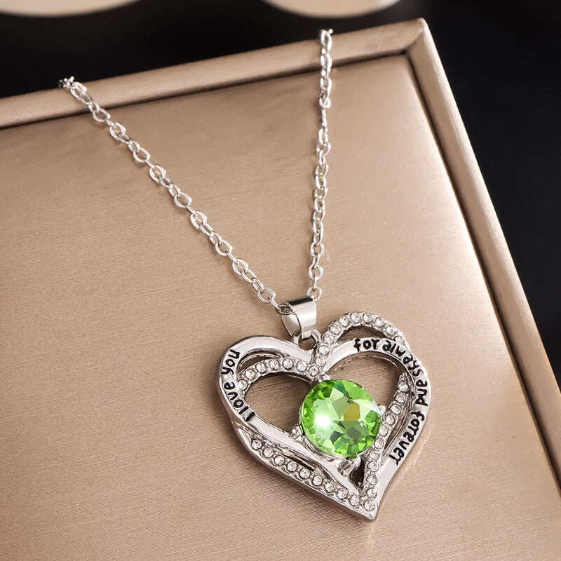 heart gold pendant diamond