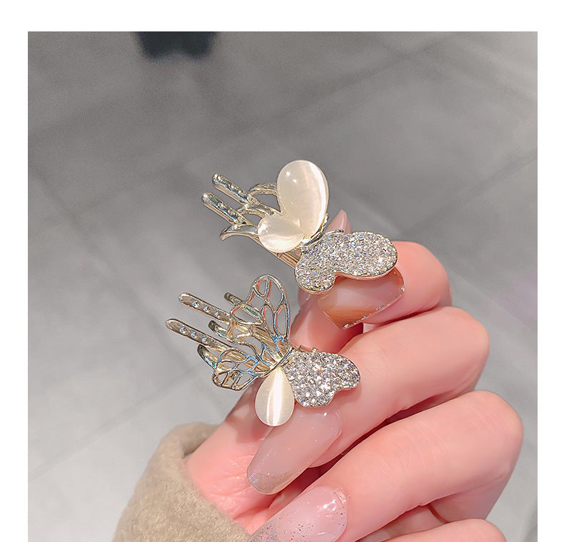 Opal Hair Clip Small Butterfly Hair Claw Set-2 Pieces