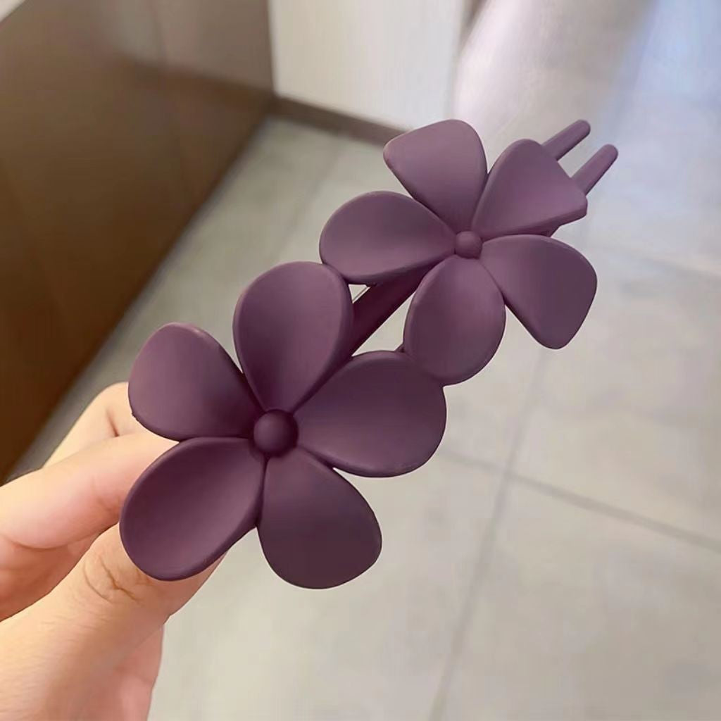 Beautiful Hair Claw Purple Flower-Gomyhair