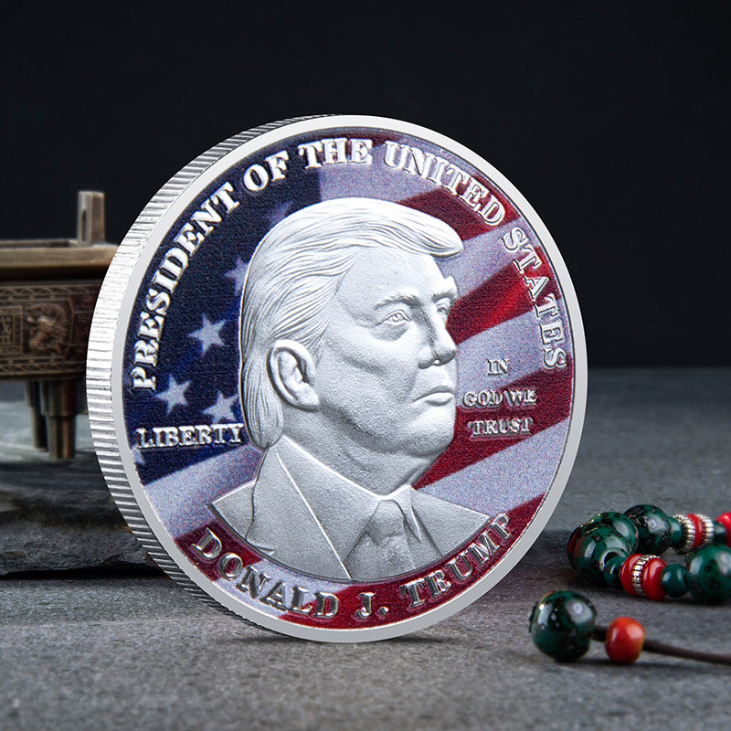 donald trump silver coin