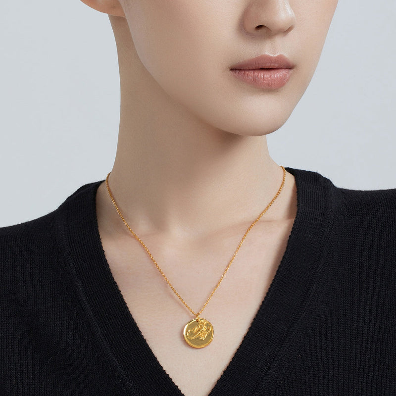 coin pendant necklace